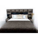 Покривало стьогане еліпс Sparta 39 темно-коричневе 240х240 см