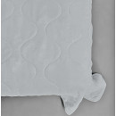 Покривало стьогане хвиля Sparta 11 сіре 240х240 см