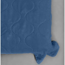 Покрывало стеганое волна Sparta 46 синий 150х220 см