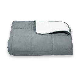 Покривало стьогане квадрат Sparta 20 антрацит 240х240 см