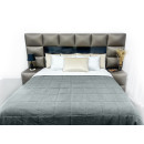 Покривало стьогане квадрат Sparta 20 антрацит 220х240 см