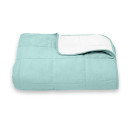 Покрывало стеганое квадрат Sparta 44 сияющий голубой 220х240 см