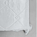 Покрывало стеганое лабиринт Sparta 11 серое 220х220 см