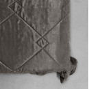 Покрывало стеганое лабиринт Sparta 39 темно-коричневое 220х240 см