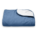 Покрывало стеганое лабиринт Sparta 46 синий 200x220 см