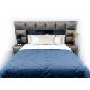 Покрывало стеганое лабиринт Sparta 46 синий 200x220 см