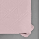 Покривало стьогане мозаїка Sparta 24 світло-рожеве 200x220 см