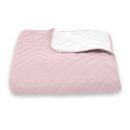 Покривало стьогане піраміда Sparta 24 світло-рожеве 200x220 см