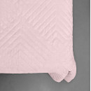 Покривало стьогане піраміда Sparta 24 світло-рожеве 200x220 см