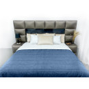 Покривало стьогане смуга Sparta 46 синій 200x220 см