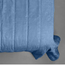 Покривало стьогане смуга Sparta 46 синій 200x220 см