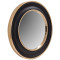 Настенное зеркало Round 525 Gold/Black Ø 45 cm