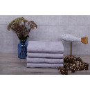 Полотенце для лица 1113 махровое 50х100 см (бордюр CHESS) серое 14-4105