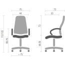 Офисное кресло Miller EX RL-MB Black (LC-A)