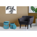 Набір пуфів Chest T125 / 2 Petrol / Brown