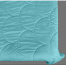 Покрывало стеганое черепица Barkhat 131 бирюзовый 240x240 см