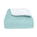 Покрывало стеганое черепица Barkhat 224 голубое 220x220 см