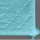 Покрывало стеганое волна Barkhat 131 бирюзовый 220x240 см