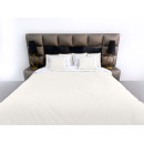 Покривало стьогане лабіринт Barkhat 159 молочне 130x240 см