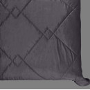 Покривало стьогане лабіринт Barkhat 235 темний шоколад 130x240 см