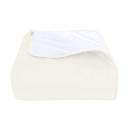 Покрывало стеганое мозаика Barkhat 159 молочное 150x220 см