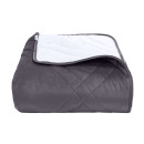 Покрывало стеганое мозаика Barkhat 235 темный шоколад 220x240 см