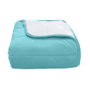 Покрывало стеганое полоса Barkhat 131 бирюзовый 200x220 см