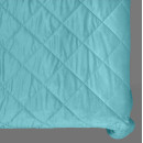 Покрывало стеганое ромб Barkhat 131 бирюзовый 240x240 см