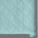 Покривало стьогане ромб Barkhat 224 блакитне 240x260 см