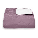 Покривало стьогане ромб Sparta 26 темно-рожеве 240х240 см