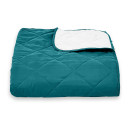 Покривало стьогане ромб Sparta 47 аквамарин 220х240 см