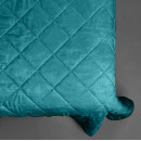 Покривало стьогане ромб Sparta 47 аквамарин 220х240 см