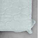 Покривало стьогане еліпс Sparta 15 блакитно-сіре 240х240 см