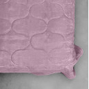 Покривало стьогане еліпс Sparta 26 темно-рожеве 150х220 см