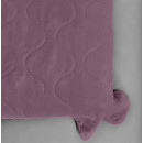 Покривало стьогане хвиля Sparta 26 темно-рожеве 150х220 см