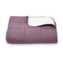 Покрывало стеганое квадрат Sparta 26 темно-розовое 130x240 см