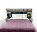 Покрывало стеганое квадрат Sparta 26 темно-розовое 130x240 см