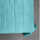 Покрывало стеганое квадрат Sparta 45 бирюзовый 220х220 см