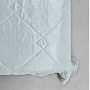Покрывало стеганое лабиринт Sparta 15 серо-голубое 240х260 см