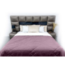 Покривало стьогане лабіринт Sparta 26 темно-рожеве 150х220 см