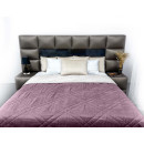 Покрывало стеганое мозаика Sparta 26 темно-розовое 200x220 см