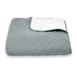 Покрывало стеганое пирамида Sparta 20 антрацит 220х220 см