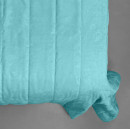 Покрывало стеганое полоса Sparta 45 бирюзовый 220х220 см