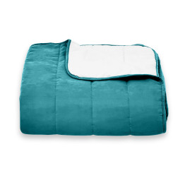 Покрывало стеганое полоса Sparta 47 аквамарин 150х220 см