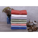 Полотенце для лица 1113 махровое 50х100 см (бордюр CHESS) синее 183929