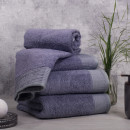 Полотенце для бани 1110 махровое 70х140 см (бордюр ГАРМОШКА жаккард) слива 070310