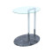 Стол Mark SM275 Clear/Chrome/Blackmarble