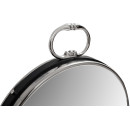 Настінне дзеркало Round 925 Silver/Black Ø 41 cm