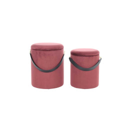Набор пуфов Chest T125/2 Redbrown/Black