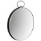 Настенное зеркало Round 425 Silver/Black 51 cm